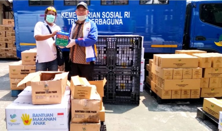 Rehsos Ri Salurkan Sembako 12.350