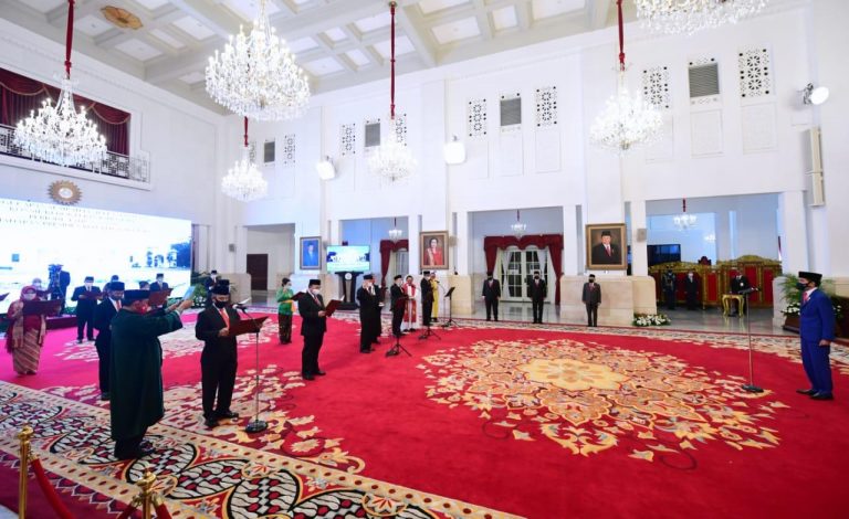 Presiden Ri Saksikan Ucap Sumpah Kki 2020-2025