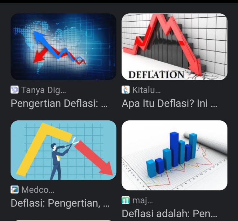 Pengertian Deflasi