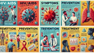 Ilustrasi Virus Penyebab Hiv Aids