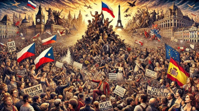 Ilustrasi People Power Di Eropa