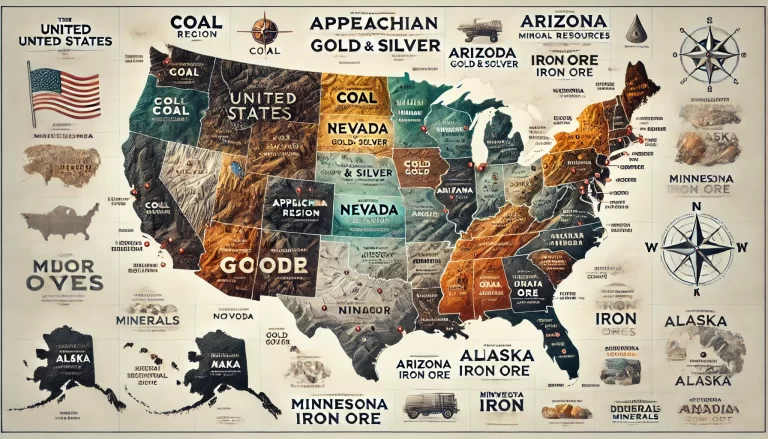 Daerah Strategis Kekayaan Tambang Dan Mineral Di Amerika Serikat