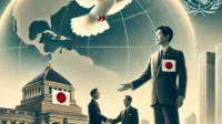 Illustrasi Diplomasi Politik Jepang