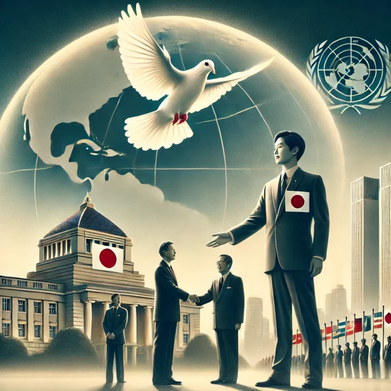 Illustrasi Diplomasi Politik Jepang