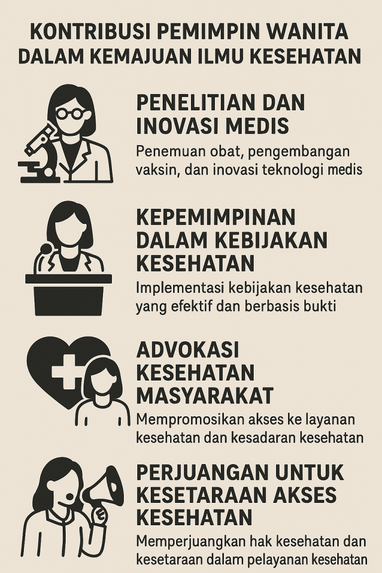 Kontribusi Pemimpin Wanita Dalam Ilmu Kesehatan