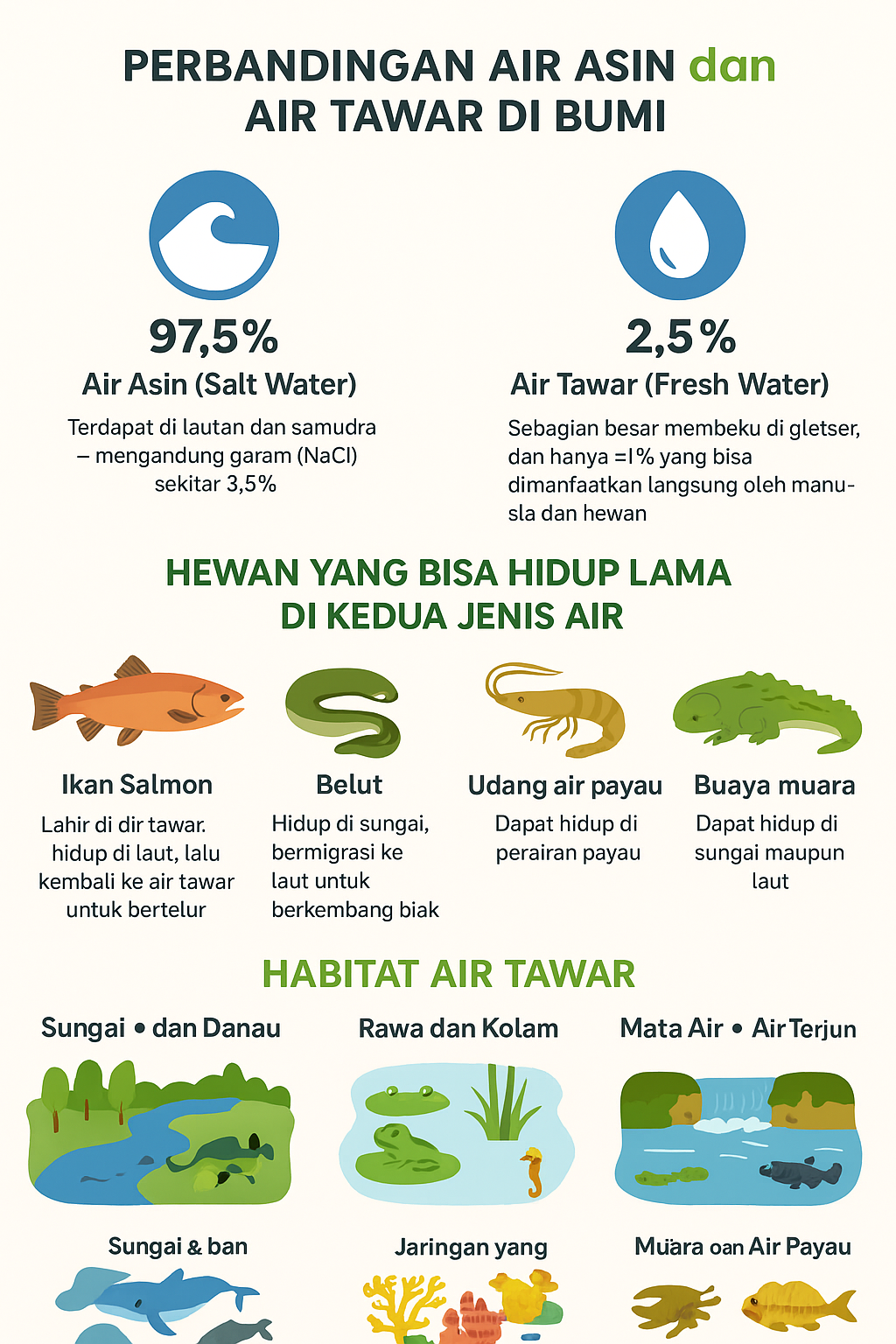 Air Asin dan Air Tawar
