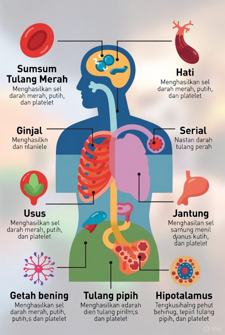 Skema Ilustrasi Peran Darah Dan Sel