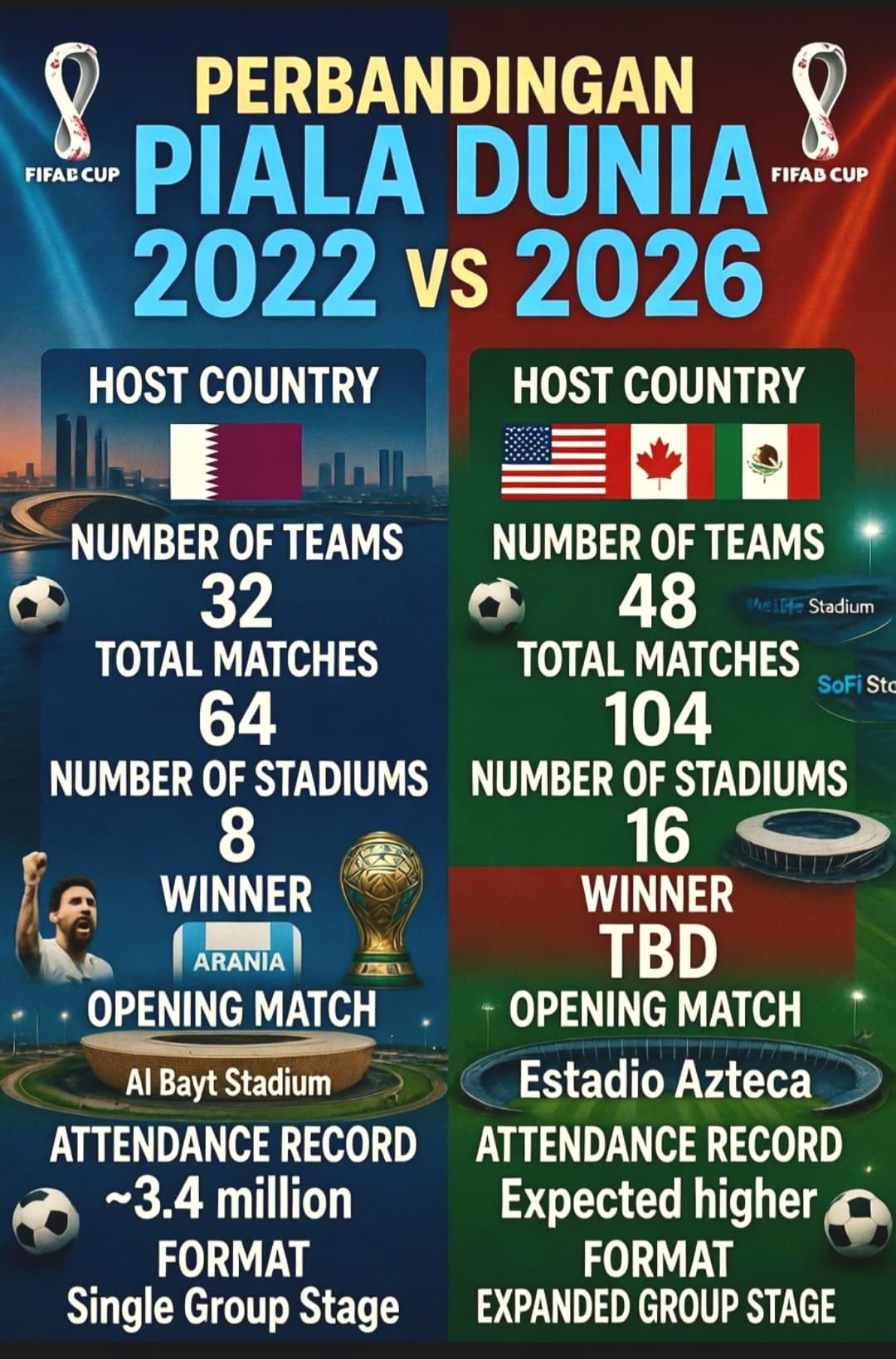 Perbandingan Piala Dunia