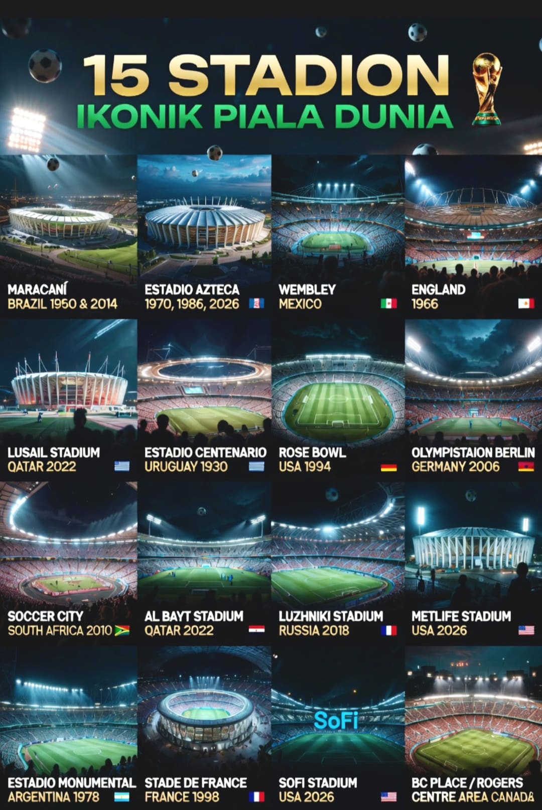 Stadion Ikonik Piala Dunia