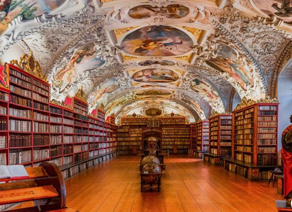 15 Tempat Sejarah Wisata Praha 13 Perpustakan Praha