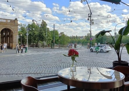Cafe Slavia Prague